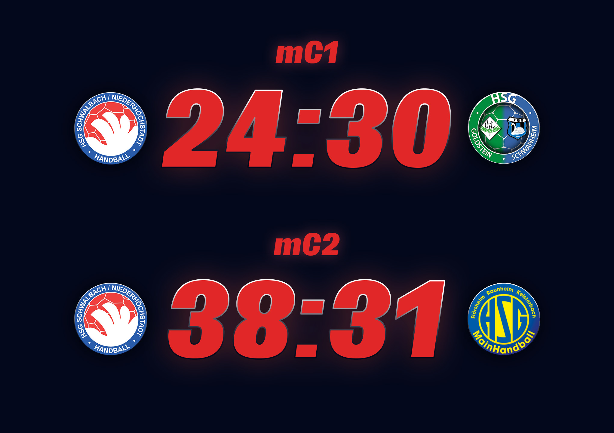 Spielberichte der C1 und C2 vom 07.03.