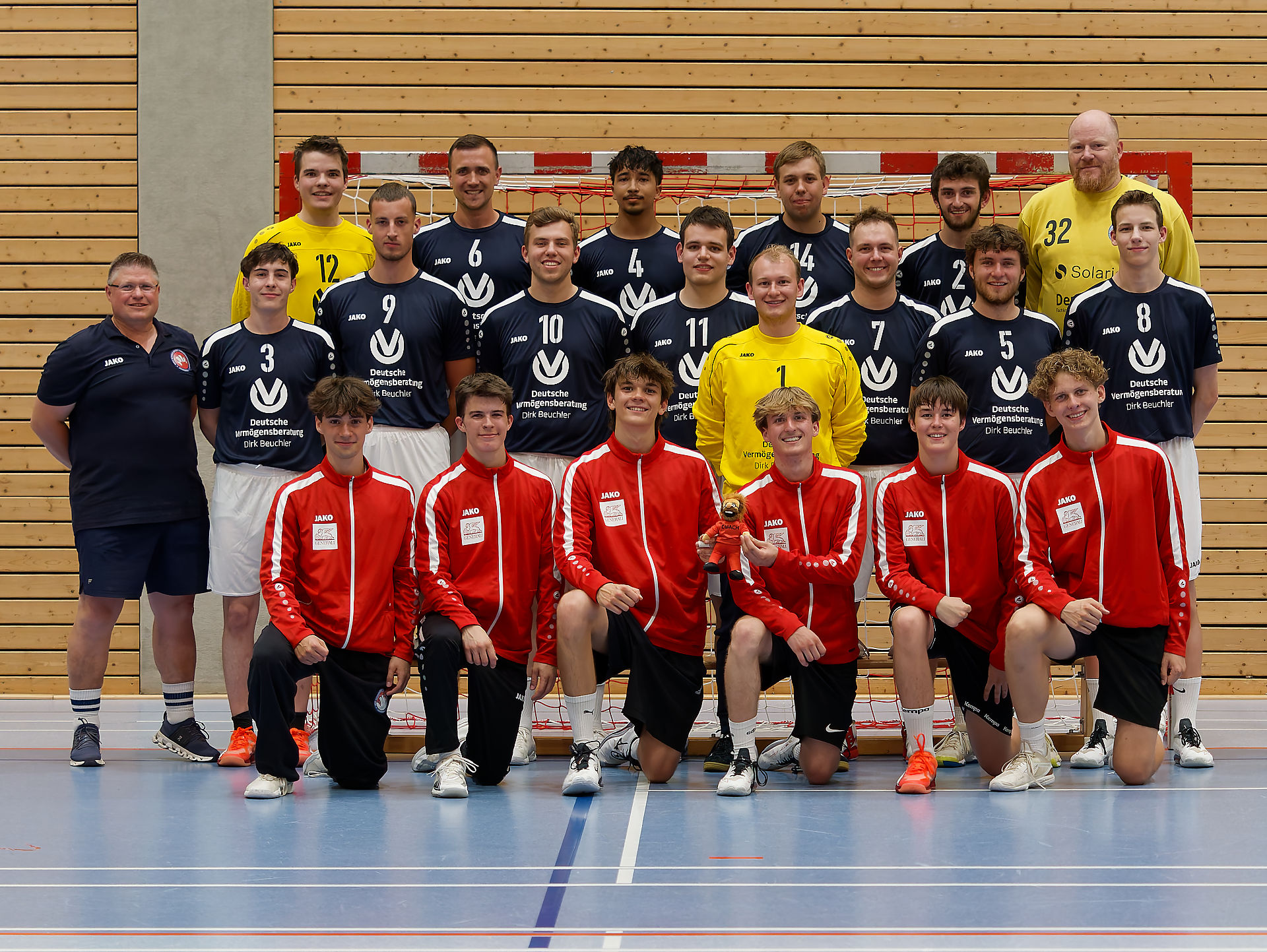 Das neue-junge Team mit Unterstützung der mA